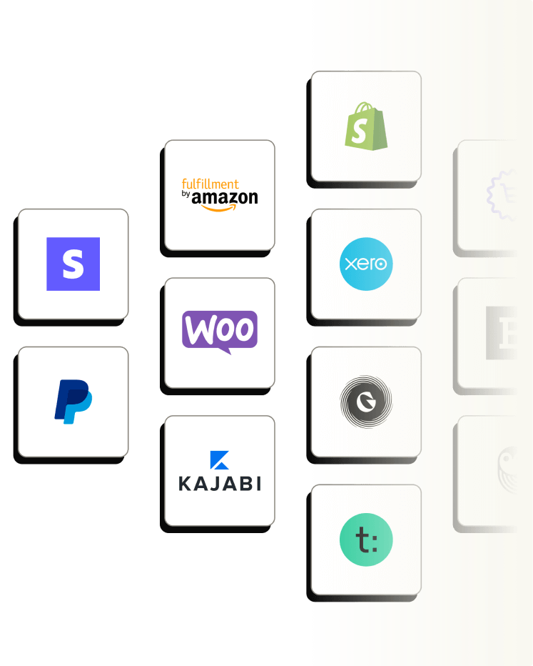 Some Suvae integrations logos